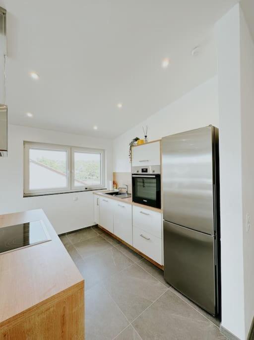 Apartment 100 Qm Im Weindorf - Balkon/Garage Aspisheim Zewnętrze zdjęcie