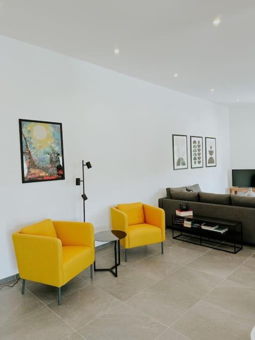 Apartment 100 Qm Im Weindorf - Balkon/Garage Aspisheim Zewnętrze zdjęcie