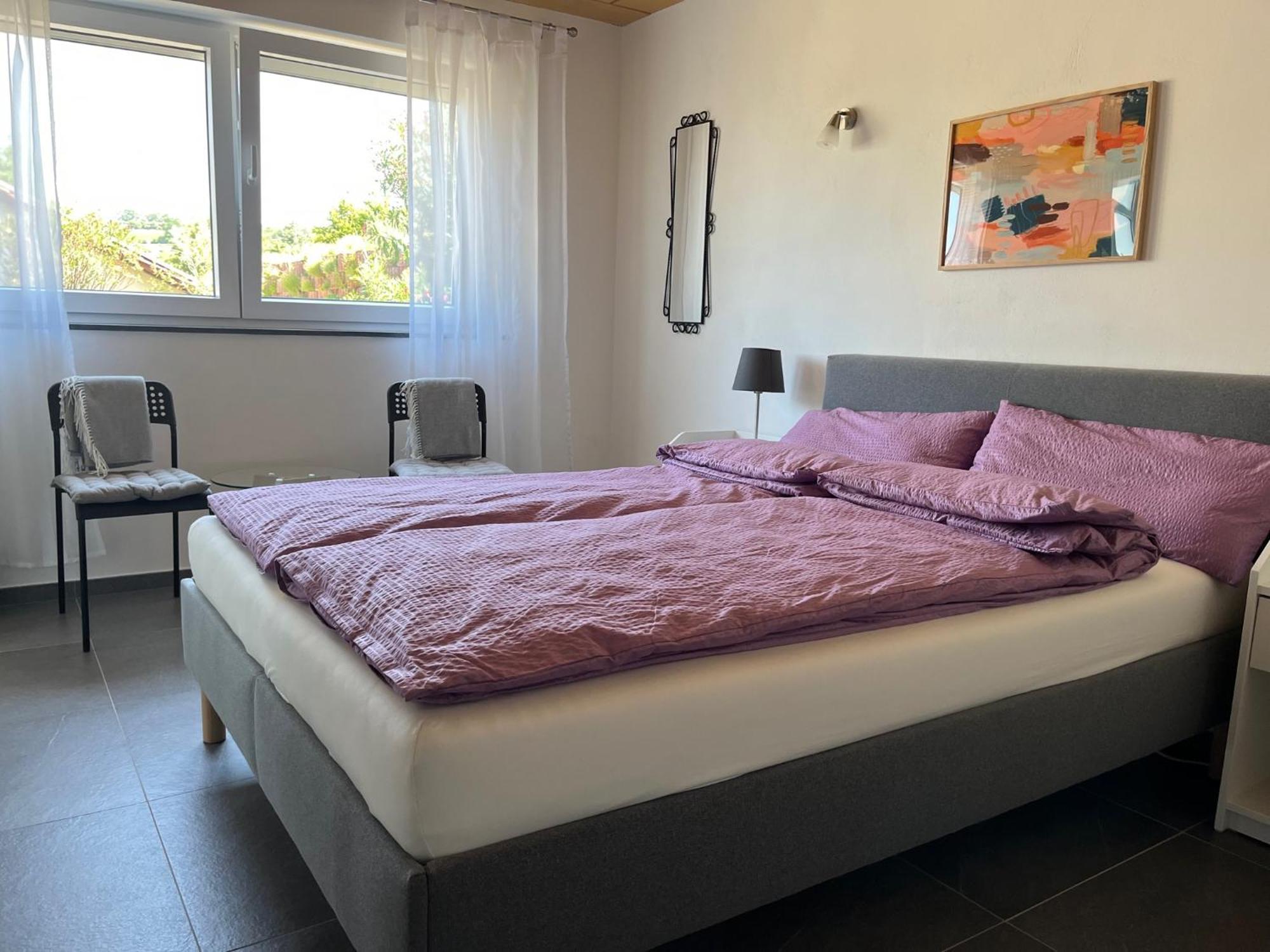 Apartment 100 Qm Im Weindorf - Balkon/Garage Aspisheim Zewnętrze zdjęcie